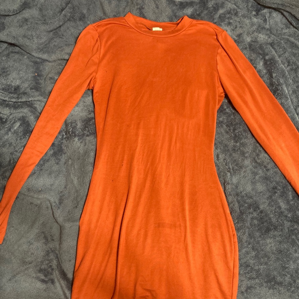 Orange dress
